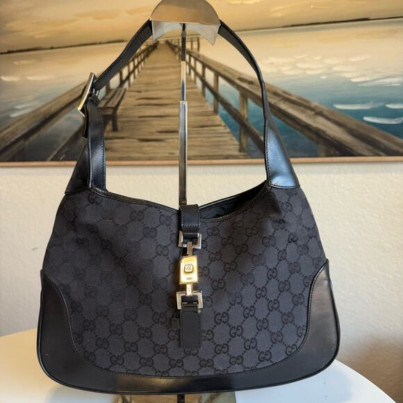 💎👑FAMOUS👑💎 Authentic GUCCI Jackie Shoulder Bag - Picture 3 of 8